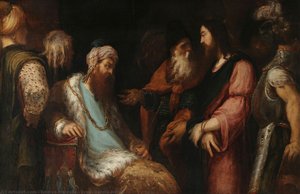 Jesus Before Herod — Andrea Meldolla