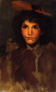 Violet And Blue: The Red Feather — James Abbott Mcneill Whistler, Aesthetic Impressionism