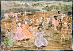 Figures By The Shore — Maurice Brazil Prendergast