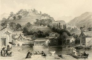 British Encampment On Irgao-shan — Thomas Allom