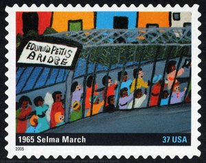 37c 1965 Selma March Stamp — United States Postal Service, Graphic Design