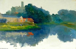 River Scene — William Henry Charlton