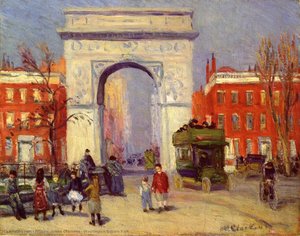 Washington Square Park — William James Glackens, Ashcan School