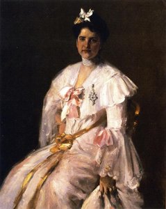 Mrs. Chase (also Known As Portrait Of Mrs. Chase, Portrait Of Mrs. C.) — William Merritt Chase