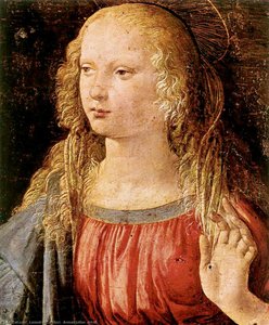 Verkündigung (detail) — Leonardo Da Vinci, Renaissance-humanismus