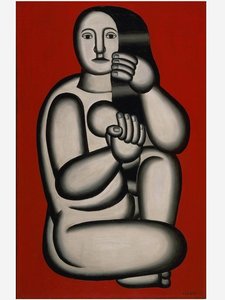 Nude On A Red Background — Fernand Léger