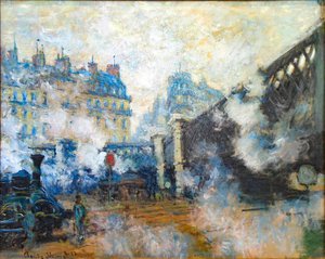 Station (the Bridge Of Europe)1877impressionismtechnology — Claude Monet, Impressionism