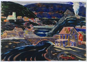 Pennsylvania Coal Town — George Benjamin Luks, Ashcan School