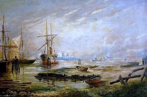 Lowestoft Inner Harbour, Lake Lothing, Suffolk — George Vemply Burwood