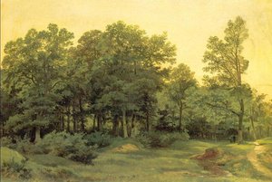 Bosque Caducifolio — Ivan Ivanovich Shishkin, Impresionismo