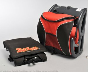 The child car seat and backpack SitSac