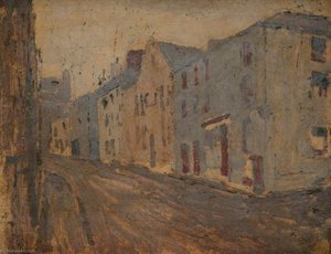Street Scene, Carmarthen — Edward Morland Lewis