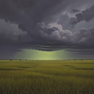 Das Bevorstehende Verstummen: Eine Atmosphärische Studie In Ocker Und Schiefer — Guillaume Rolland, Luminismus