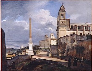 LA TRINITE DES MONTS ET LA VILLA MEDICIS A ROME