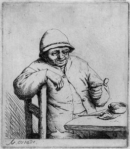 Smiling Smoker — Adriaen Van Ostade