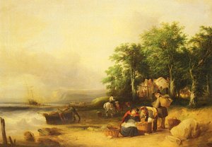 View On The Isle Of Wight — William Shayer Senior