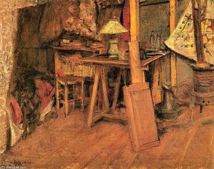 The Interior Of The Artist's Studio In Paris — Stanislaw Wyspianski