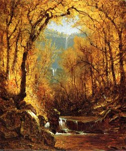 Kauterskill Falls — Sanford Robinson Gifford, Hudson River School