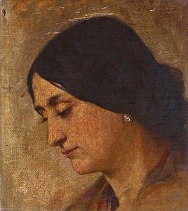The Head Of A Woman — William Fettes Douglas