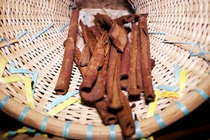 Cinnamon in Basket