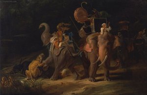 Tiger Hunting In The East Indies