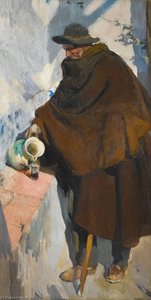 Viejo Castellano Sirviéndose Vino (the Old Man Of Castille) — Joaquín Sorolla Y Bastida