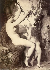 Nymph Et Bacchus — Jules Joseph Lefebvre