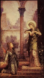 The Poet And The Saint — Gustave Moreau, Gothic Revival