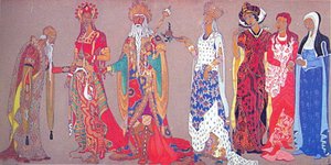 Sketches Of Costumes For ''princess Maleine'' — Nicholas Roerich