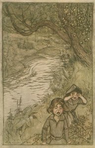 Wandering About And 'boo-hoo'-ing — Arthur Rackham
