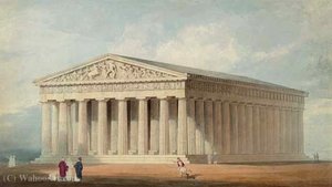 A Reconstruction Of The Parthenon, Athens — Thomas Allom