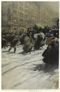 Winter, New York City — Everett Shinn