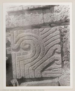 [relief Carving, Mayan Ruins, Chichen Itza] — Octavio Medellín