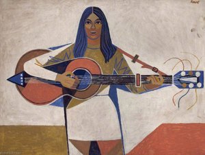 Female Guitarist — Cliff Rowe