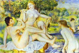 The Bathers — Pierre-auguste Renoir, Impressionist Movement