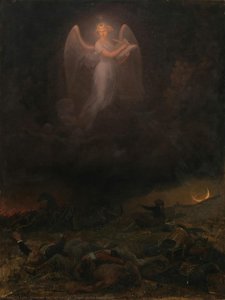 Angel On The Battlefield — Emanuel Gottlieb Leutze, Romanticism