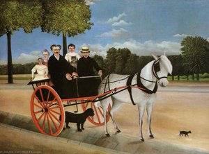 Old Junior's Cart — Henri Julien Félix Rousseau (le Douanier), Naive Romanticism