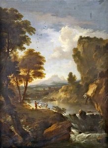 Landscape With A Waterfall — Lukas Moser