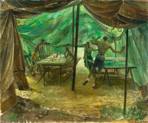 Borneo Officers' Mess, 3 8 Gurkha Regiment — Leslie Cole