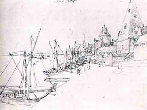 Port Of Antwerp, Vienna Albertina — Albrecht Dürer, Northern Renaissance