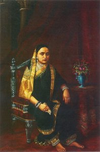 Maharani Chimnabai Ii — Raja Ravi Varma, Academic Realism