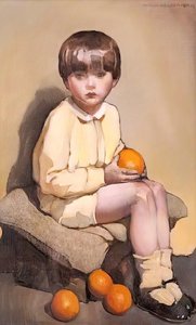 Little Boy With Oranges — Norah Neilson Gray