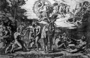 The Judgment Of Paris — Marcantonio Raimondi