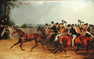 'nonpareil' Trotting 100 Miles On Sunbury Common, — Francis Calcraft Turner