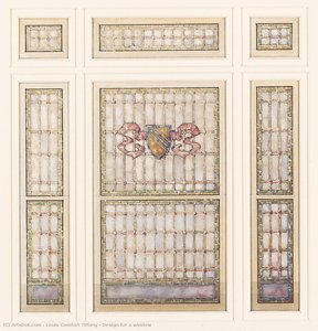 Design For A Window — Louis Comfort Tiffany