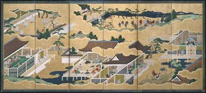 Scenes From The Tale Of Genji — Kano Tsunenobu