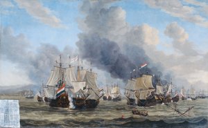 The naval battle near Livorno