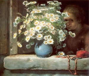 El Bouquet De Margaritas — Jean-françois Millet