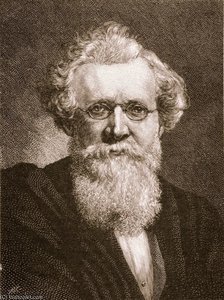 Woodcut By Moritz Klinkicht — Baron Heinrich Von Angeli