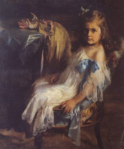 Niã±a Sentada — Julio Vila Prades